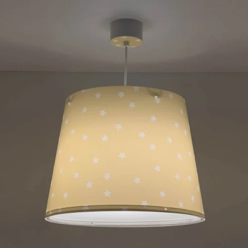 SUSPENSION STAR LIGHT JAUNE