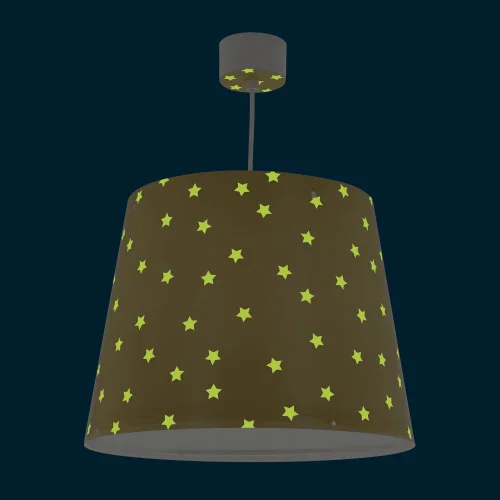 SUSPENSION STAR LIGHT JAUNE