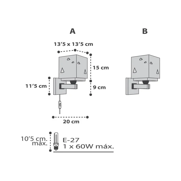 APPLIQUE MURALE HELLO LITTLE
