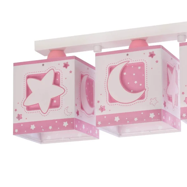 PLAFONNIER 3 LUMIÈRES LUNA ROSE