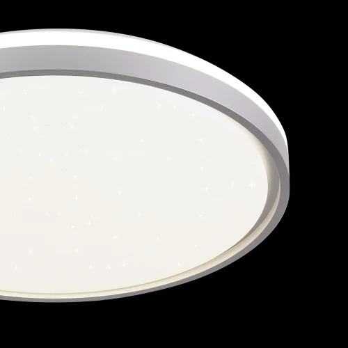 PLAFONNIER LED 58W RÉGLABLE BLANC ARGENT CIRCULAIRE TELLUS