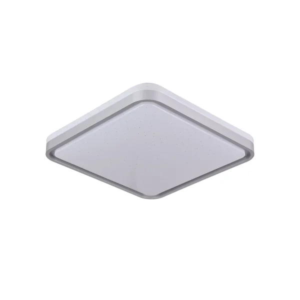 PLAFONNIER LED 58W RÉGLABLE BLANC ARGENTÉ CARRÉ TELLUS