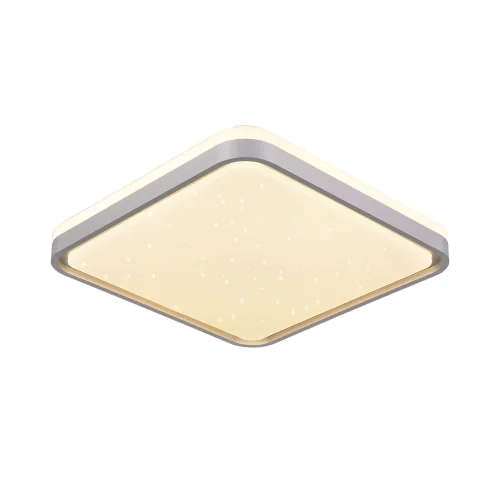 PLAFONNIER LED 78W RÉGLABLE BLANC ARGENT CARRÉ TELLUS