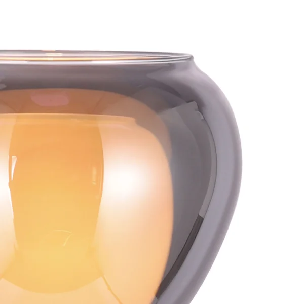 APPLIQUE 1 LUMIÈRE VERRE EXTÉRIEUR FUMÉ INTÉRIEUR BLANC NOLINA APPLIQUE 1 LUMIÈRE VERRE EXTÉRIEUR FUMÉ INTÉRIEUR BLANC NOLINA