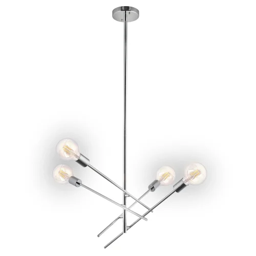 SUSPENSION RIGEL 4 LUMIÈRES CHROME SUSPENSION RIGEL 4 LUMIÈRES CHROME