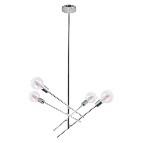 SUSPENSION RIGEL 4 LUMIÈRES CHROME SUSPENSION RIGEL 4 LUMIÈRES CHROME