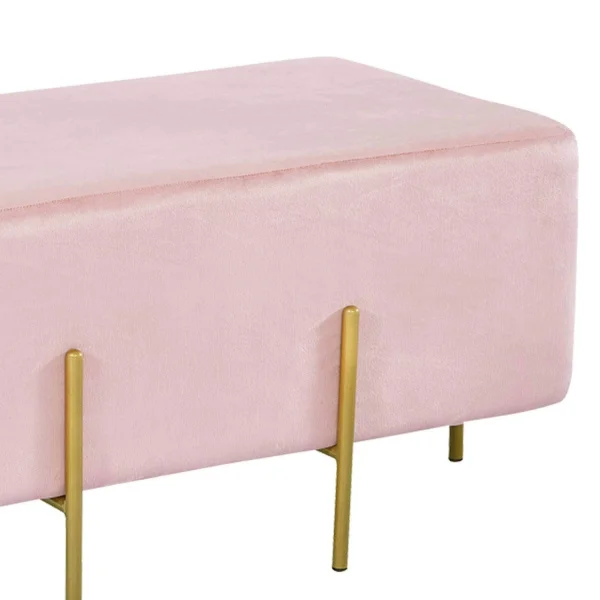 POUF RECTANGULAIRE ROSE WOLK POUF RECTANGULAIRE ROSE WOLK