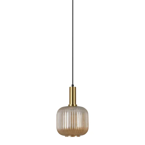 SUSPENSION 1 LUMIÈRE AVEC ABAT-JOUR AMBRE Ø20 E27 SHELBY SUSPENSION 1 LUMIÈRE AVEC ABAT-JOUR AMBRE Ø20 E27 SHELBY