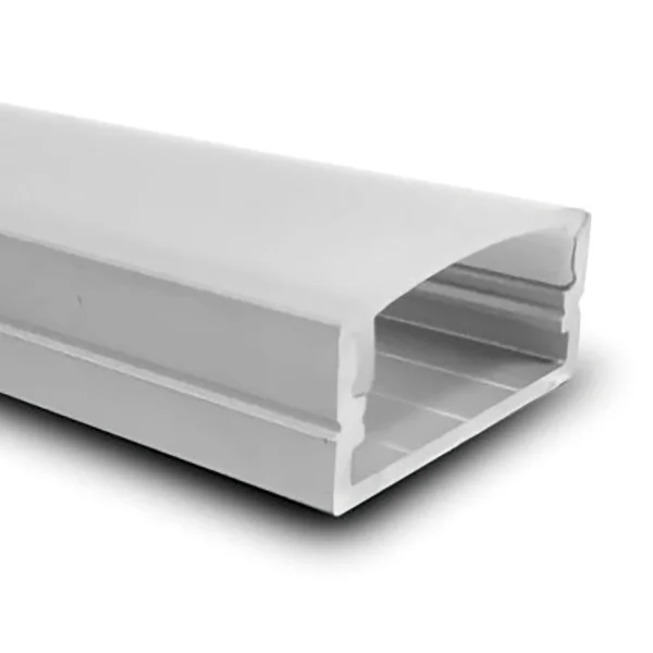 PROFILÉ EN ALUMINIUM POUR BANDE À LED SURFACE DOUBLE BANDE 23,5x9,7mm PROFILÉ EN ALUMINIUM POUR BANDE À LED SURFACE DOUBLE BANDE 23,5x9,7mm