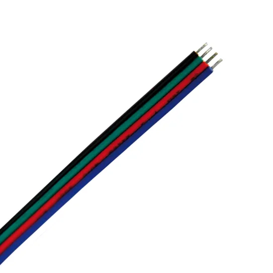 CÂBLES DE CONNEXION RGB NOIR, ROUGE, VERT ET BLEU POUR BANDES À LED 2