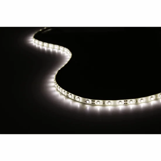 BANDE LED 12V DC 5W 60LED 1M LUMIÈRE BLANCHE 4500K IP44