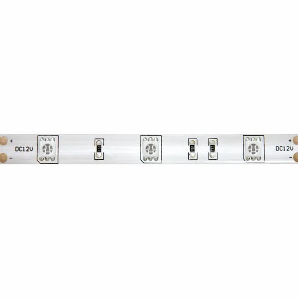 BANDE LED 12V DC 8W 30LED 1M BLEU LUMIÈRE IP44