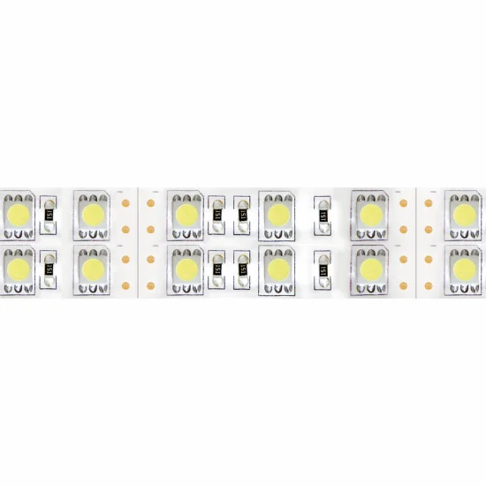 DOUBLE BANDE LED 12V DC 30W 120LED 1M LUMIÈRE BLANCHE 6500K IP20 2