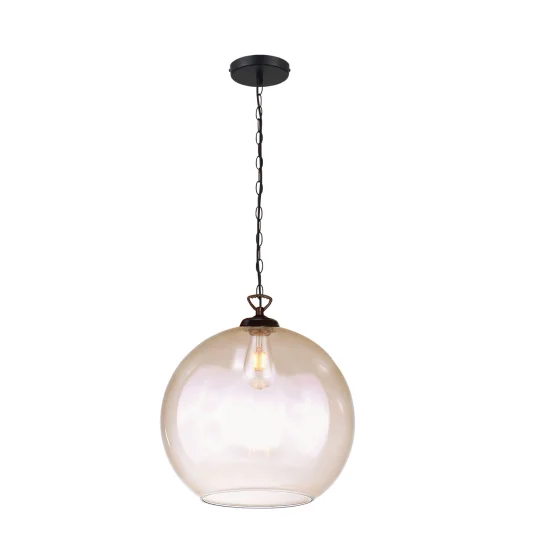 SUSPENSION LOGAN VERRE AMBRÉ 2