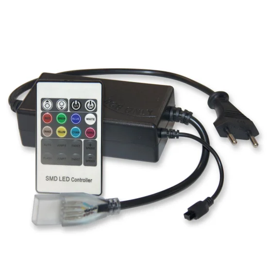 RECTIFICATEUR DE PUISSANCE 220V AVEC PRISE RGB JUSQU'À 50M AVEC TÉLÉCOMMANDE