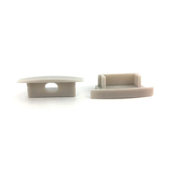 COUVERCLE AVEC TROUS POUR LE PROFIL ENCASTRE 2,5 CM GRISE 2