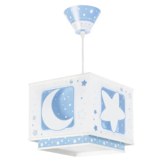 Lampe pour enfants en forme de lune bleue | Lúzete