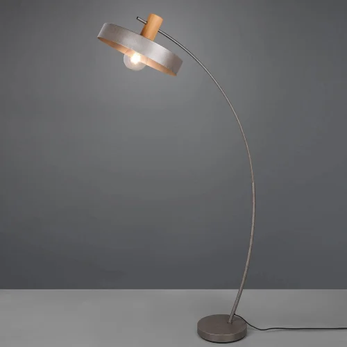 LAMPADAIRE MÉTAL NICKEL ANTIQUE NIELS LAMPADAIRE MÉTAL NICKEL ANTIQUE NIELS