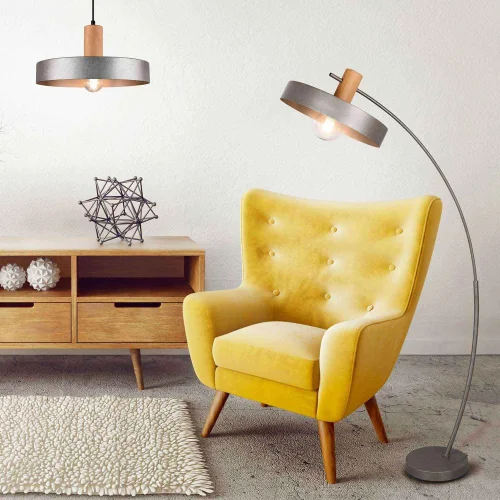 LAMPADAIRE MÉTAL NICKEL ANTIQUE NIELS LAMPADAIRE MÉTAL NICKEL ANTIQUE NIELS