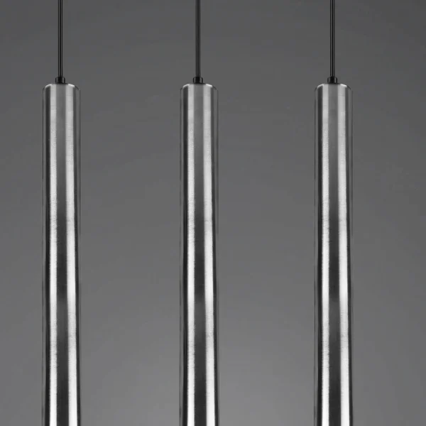 SUSPENSION 4 LUMIÈRES MÉTAL NICKEL MAT SULLIVAN