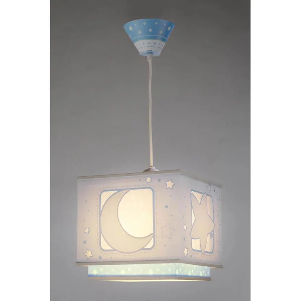 Lampe pour enfants en forme de lune bleue | Lúzete Lampe pour enfants en forme de lune bleue | Lúzete