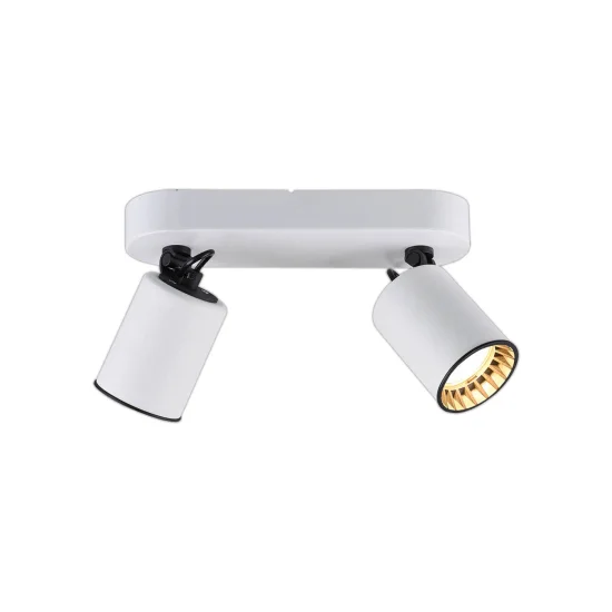 SPOT 2 LUMIÈRES MÉTAL BLANC GU10 WERNER