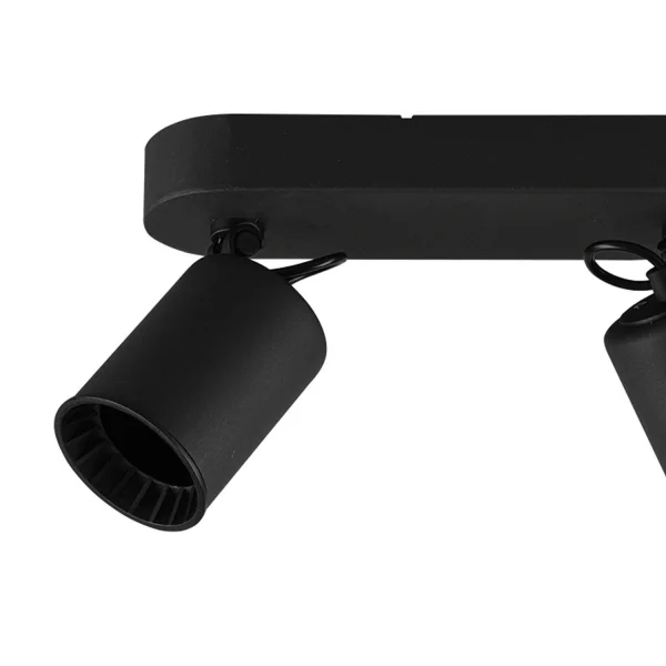 SPOT 3 LUMIÈRES MÉTAL NOIR GU10 WERNER