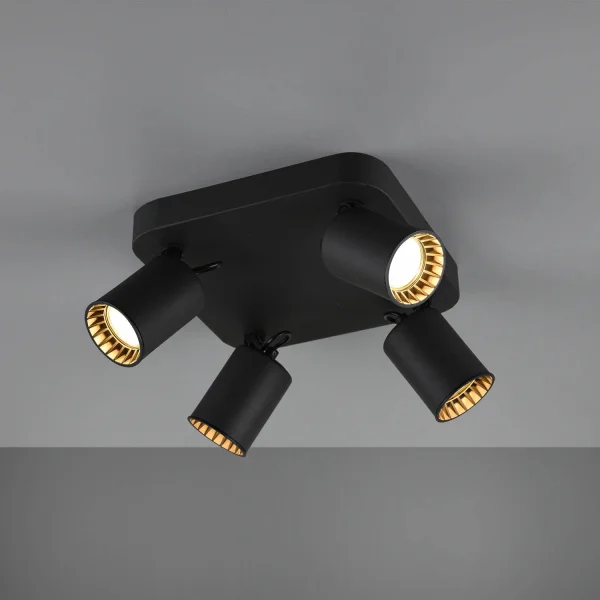SPOT 4 LUMIÈRES MÉTAL NOIR GU10 WERNER SPOT 4 LUMIÈRES MÉTAL NOIR GU10 WERNER