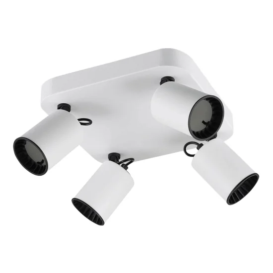 SPOT 4 LUMIÈRES MÉTAL BLANC GU10 WERNER 2