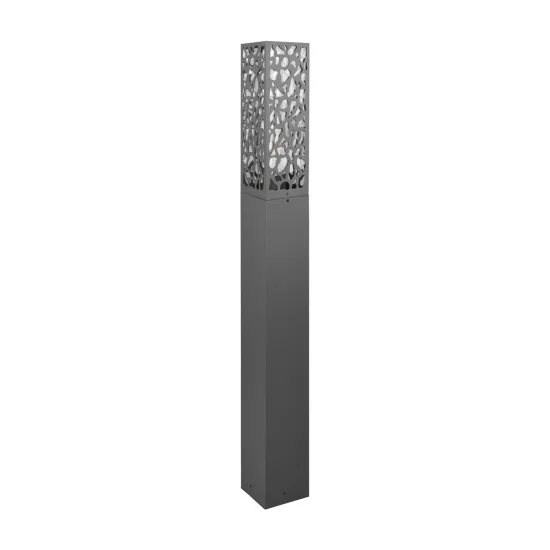 POTELET D'EXTÉRIEUR ACIER ANTHRACITE E27 IP44 100 CM JACARANDA 2