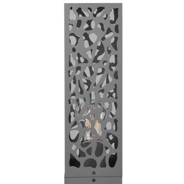 POTELET D'EXTÉRIEUR ACIER ANTHRACITE E27 IP44 100 CM JACARANDA