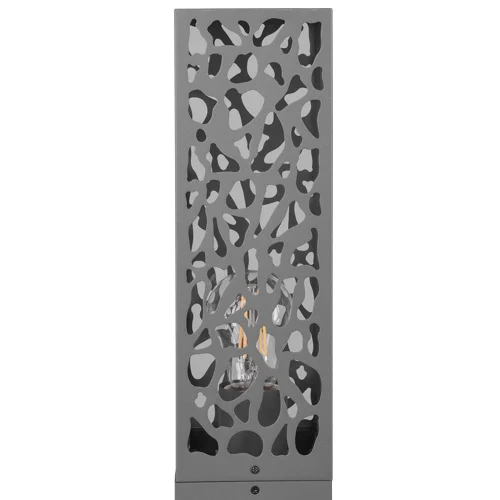 POTELET D'EXTÉRIEUR ACIER ANTHRACITE E27 IP44 100 CM JACARANDA