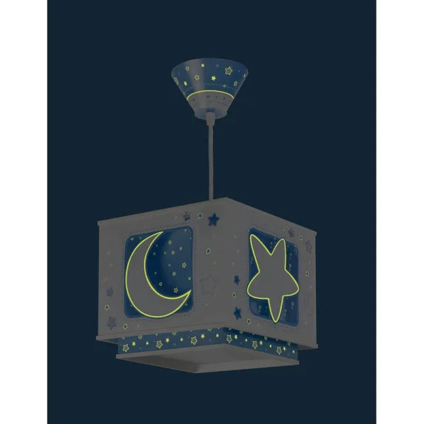 Lampe pour enfants en forme de lune bleue | Lúzete Lampe pour enfants en forme de lune bleue | Lúzete