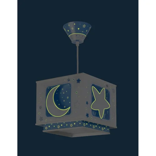 Lampe pour enfants en forme de lune bleue | Lúzete Lampe pour enfants en forme de lune bleue | Lúzete