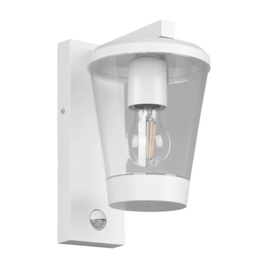 APPLIQUE D'EXTÉRIEUR BLANCHE E27 IP44 AVEC SENSEUR LOTUS 2