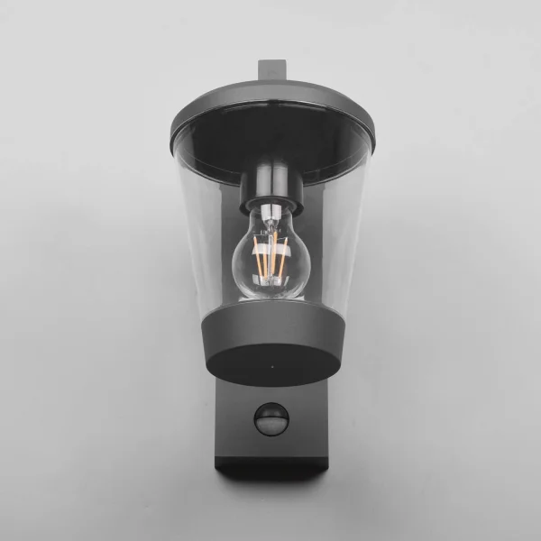 APPLIQUE EXTÉRIEURE ANTHRACITE E27 IP44 AVEC SENSEUR LOTUS APPLIQUE EXTÉRIEURE ANTHRACITE E27 IP44 AVEC SENSEUR LOTUS
