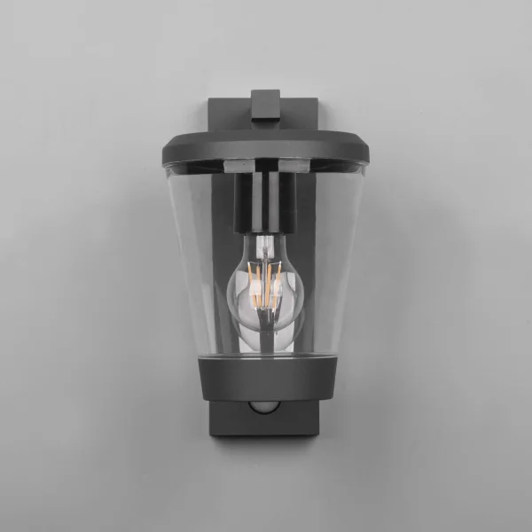 APPLIQUE EXTÉRIEURE ANTHRACITE E27 IP44 AVEC SENSEUR LOTUS APPLIQUE EXTÉRIEURE ANTHRACITE E27 IP44 AVEC SENSEUR LOTUS