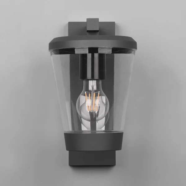 APPLIQUE EXTÉRIEURE ANTHRACITE E27 IP44 LOTUS