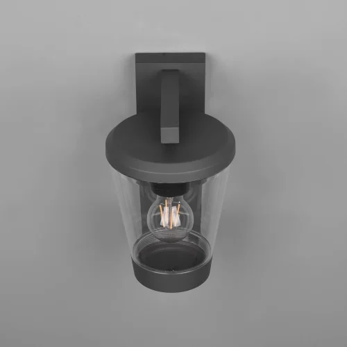 APPLIQUE EXTÉRIEURE ANTHRACITE E27 IP44 LOTUS