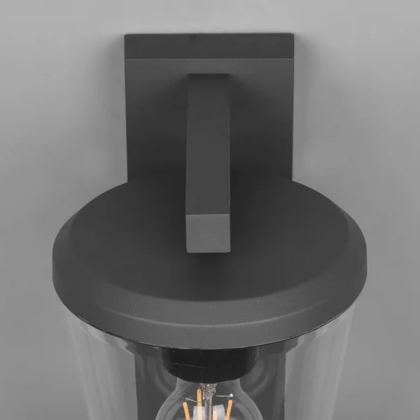 APPLIQUE EXTÉRIEURE ANTHRACITE E27 IP44 LOTUS