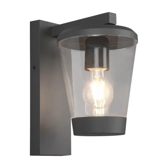 APPLIQUE EXTÉRIEURE ANTHRACITE E27 IP44 LOTUS