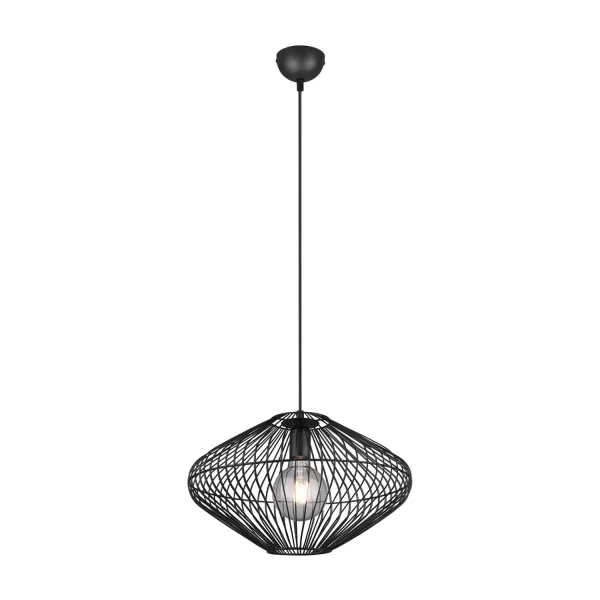 SUSPENSION MÉTAL NOIR E27 LILJA