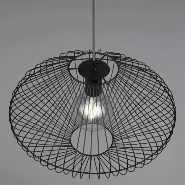 SUSPENSION MÉTAL NOIR E27 LILJA