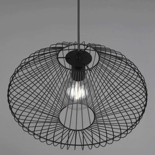 SUSPENSION MÉTAL NOIR E27 LILJA