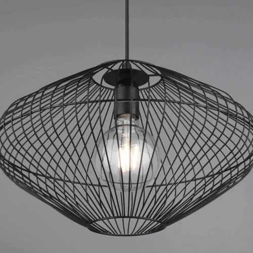 SUSPENSION MÉTAL NOIR E27 LILJA