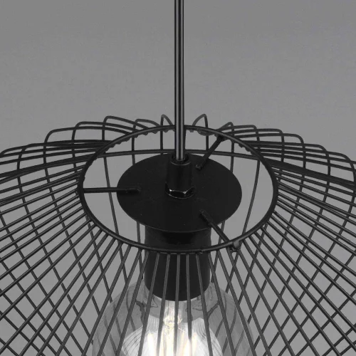 SUSPENSION MÉTAL NOIR E27 LILJA