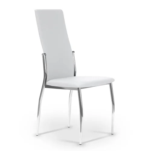 SILLA TAPIZADA LADY PU BLANCA SILLA TAPIZADA LADY PU BLANCA
