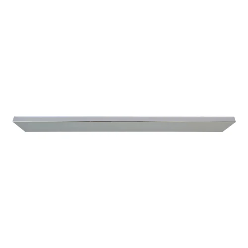 BASE RECTANGULAR GRANDE ACERO CROMADO 1M BASE RECTANGULAR GRANDE ACERO CROMADO 1M