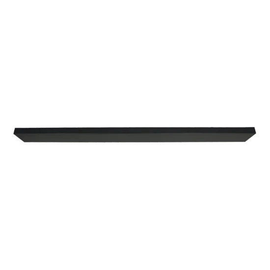 BASE RECTANGULAIRE GRANDE ACIER NOIR 1M