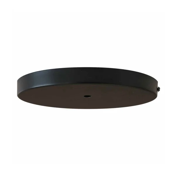 GRANDE BASE RONDE EN ACIER PEINT NOIR